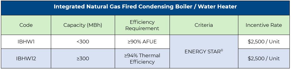 Natural Gas Fired Condensing Boiler / Water Heater
